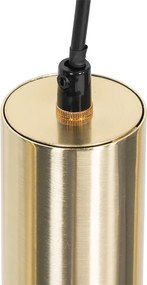 Moderné závesné svietidlo mosadz 5-svetlo - Jeana