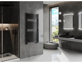 Mexen Helios, vykurovacie teleso 1200 x 600 mm, 664 W, čierna, W103-1200-600-00-70