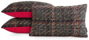 VIANOČNA DEKORAČNÁ OBLIEČKA NA VANKÚŠ PATTERN 1KS 30X50 CM VZOROVANÁ