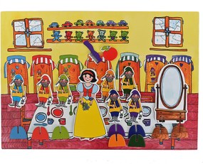 MARIONETINO Bábky a kulisy k rozprávke Snehulienka a sedem trpaslíkov