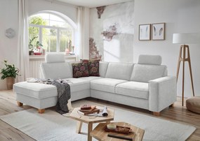 XXXLutz ROHOVÁ SEDAČKA, textil, strieborná Sit & More - Sedačky - 000144005810
