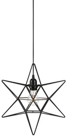 Markslöjd 705299 - Vianočná dekorácia CONTOUR 1xE27/40W/230V čierna