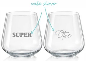 Poháre na destiláty Super otec 2 ks