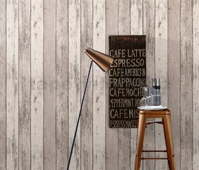 Vliesové tapety na stenu IMITATIONS 2 10200-11, rozmer 10,05 m x 0,53 m, dosky svetlo hnedo-krémové, Erismann