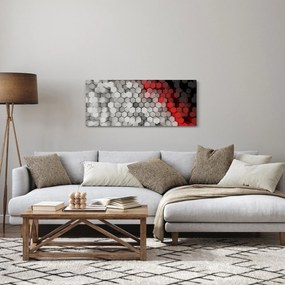 Obraz - 3D hexagóny (120x50 cm)