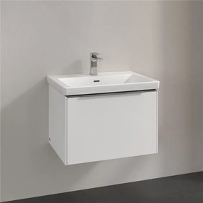 VILLEROY &amp; BOCH Subway 3.0 závesná skrinka pod umývadlo, 1 zásuvka, 622 x 478 x 429 mm, Brilliant White, C57500VE