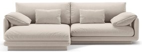 Béžová rohová pohovka (ľavý roh) Torino – Micadoni Home