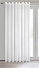 ZÁCLONA NA KRÚŽKOCH TIRSA 300 CM X 250 CM BIELA