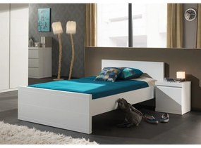 Biely nočný stolík Vipack Lara White, šírka 44 cm