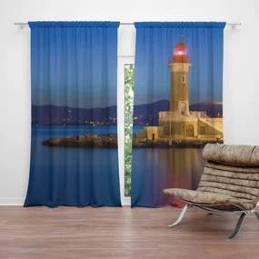 Sablio Záves Nočný maják: 2 ks 140x250 cm