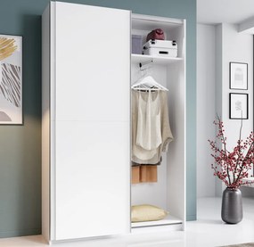 Šatníková skriňa Fast, biela