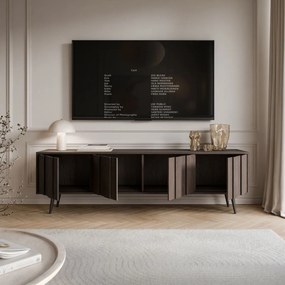 TV STOLÍK ELVIRA DUB DUNIN LED 183 cm