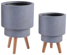 KVETINÁČ LT14766T-2S 30X30X31.5 P02G ŠEDÝ