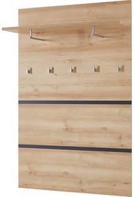 Vešiakový panel v dekore buka v prírodnej farbe Lissabon – Germania