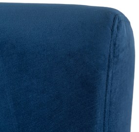 JAKS Rozkladacie kreslo Marry 2 tmavo modré velúr