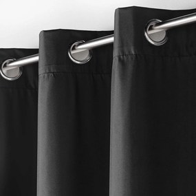 Čierny termo záves 140x260 cm Icemount – douceur d'intérieur