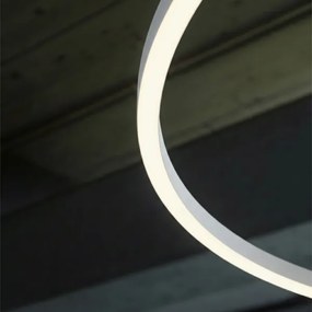 Ideal Lux - Závesné LED svietidlo na lane ORACLE SLIM LED/53W/230V 2700K priemer 90 cm biela