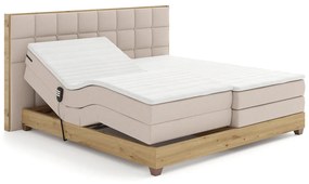 Elektrická polohovacia boxspringová posteľ TINA 160 x 200 cm