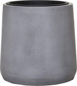 Kvetináč VEKRA, sklolaminát, výška 40 cm, betón-dizajn, šedý