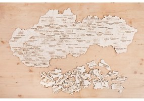 PDK4 Puzzle v drevenej krabičke - Slovensko - Kúpele a Aquaparky