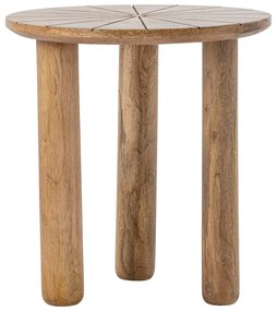 Okrúhly odkladací stolík z mangového dreva ø 40 cm Stella – Bloomingville