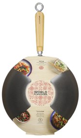 Nepriľnavá WOK panvica Kitchen Craft Oriental, 30 cm