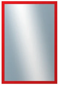 DANTIK - Zrkadlo v rámu, rozmer s rámom 40x60 cm z lišty PASTELKA červená rovná (2562)