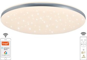 NEDES LC912 Stropné svietidlo STAR LED, 48W, 2700-6500K, 3400lm, IP20, + diaľkový ovládač, biela