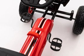 LEAN CARS Pedálová motokára G208 červená