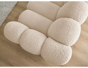 Svetlohnedá pohovka z textílie buklé 232 cm Hippolyte – Bobochic Paris