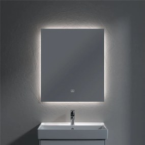 VILLEROY &amp; BOCH More To See Lite zrkadlo s LED osvetlením, 650 x 24 x 750 mm, A4596500