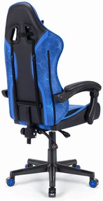 Hells Herná stolička Hell's Chair Hexagon Blue/Black