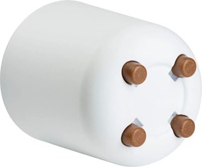 PLASTOVÝ KVETINÁČ TERRA 24X27,5 CM BIELA