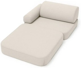 MeowBaby® Outzy Detská modulárna 6-prvková pohovka, oat-blush-beige