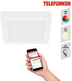 Telefunken 309606TF - LED RGBW Stmievateľné svietidlo LED/18W/230V Wi-Fi Tuya
