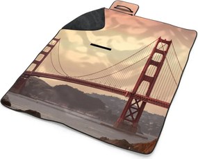 Sablio Plážová deka Golden Gate 2: 200x140 cm