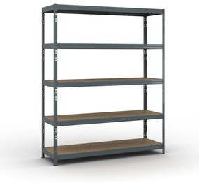 Policový regál 1966x1600x500 mm, nosnosť 350kg