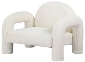 Kreslo SEDIA béžové TEDDY BOUCLÉ 741692