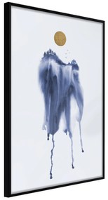 Artgeist Plagát - Watercolour Abstraction [Poster] Veľkosť: 40x60, Verzia: Čierny rám