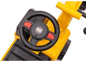 Odrážadlo báger CAT 2xAA žltá/čierna