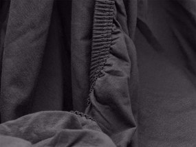 Biberna Napínacia plachta (antracitová, 140 – 160 x 200 – 220 cm)  (100251944)