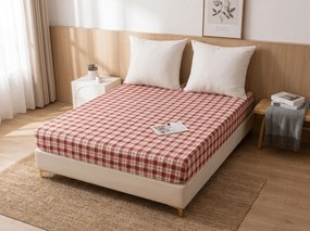 Napínacia obliečka z mikrovlákna TARTAN HEART farebné 180x200 cm