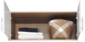 Nádstavec Smart 100cm, dub sonoma/biela