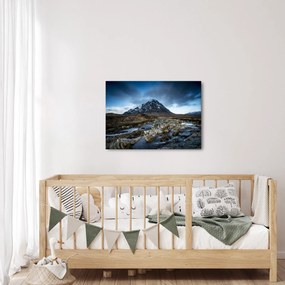 Obraz hory a rieky (70x50 cm)