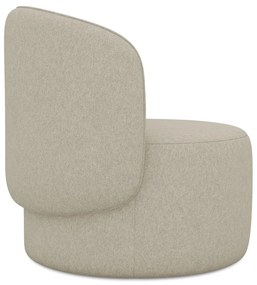 Béžové kreslo Ipo – Makamii