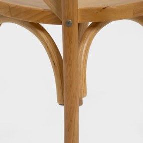 Jedálenská stolička LOSELI drevená / naturálna 712081