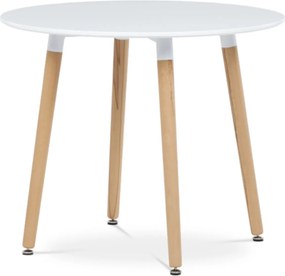 Jedálenský stôl Autronic 90x74 cm biely mat DT-306 WT