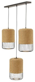 Aloha Drop Tre visiaca lampa béžová 80 cm