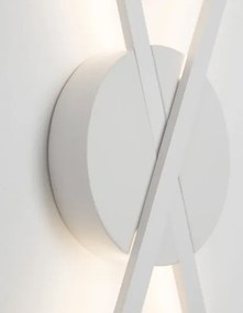 LED nástenné svietidlo Reslin 24.5 biele