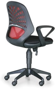 Kancelárska stolička FLER, červená